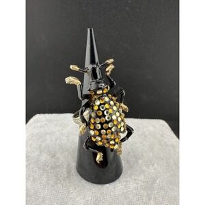 Bug Insect Adjustable Ring Rhinestone 6"